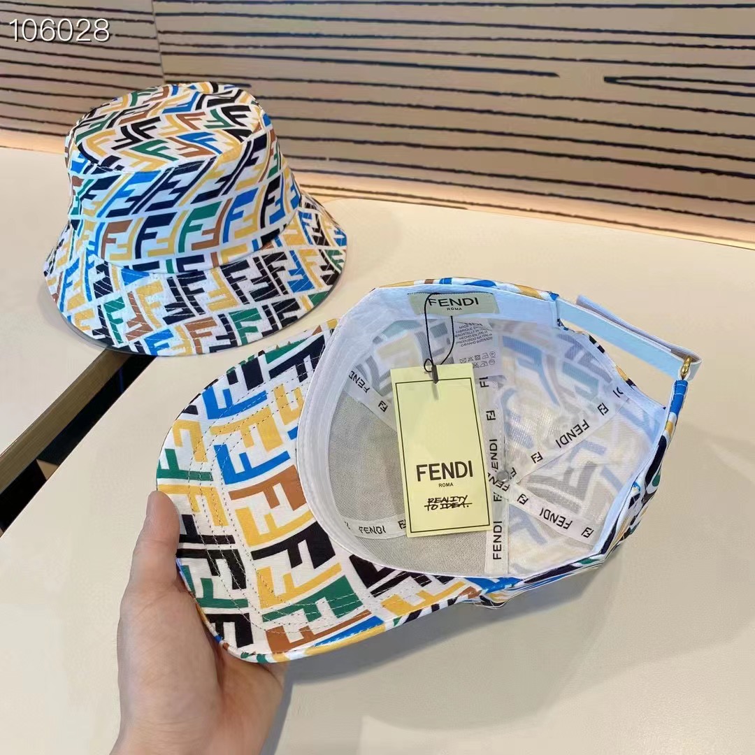 

Designer Men's Fishing Bucket Hat Classic Full Letter Ladies Outdoor Sunscreen Baseball Cap for Fendi