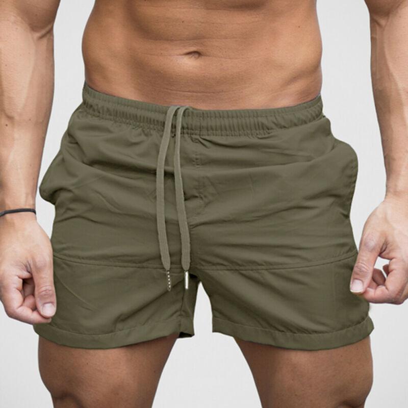 

Men's Shorts Men Summer Casual Brand Board 2022 WaterProof Solid Breathable Elastic Waist Fashion Short, Black