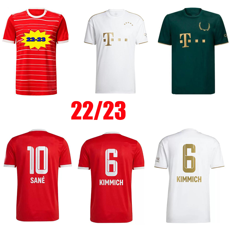 

22 23 LEWANDOWSKI DAVIES SANE soccer jerseys BaYerN Oktoberfest GNABRY MULLER KIMMICH munich MUSIALA COMAN football shirts Men top Kids kit MUNCHEN 2022 2023, Home with patches 3