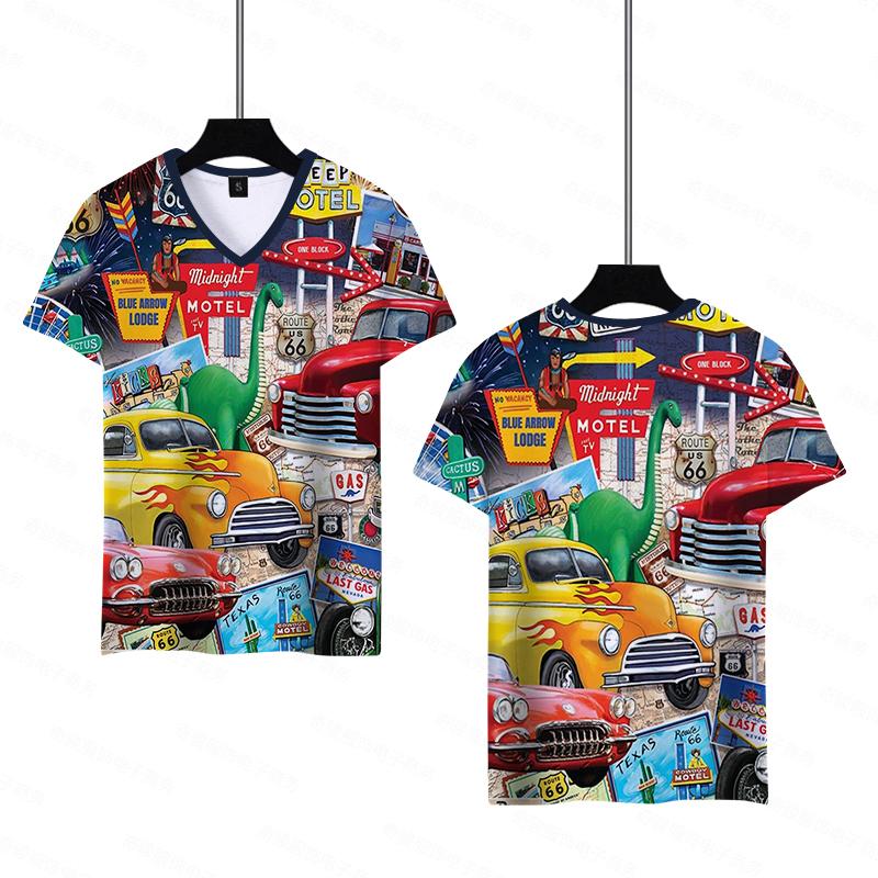 

Men' T-Shirts Men' Summer 2022 Activewear 3D Printed Casual Harajuku T Shirts Round Neck Loose StreetwearMen, V2065
