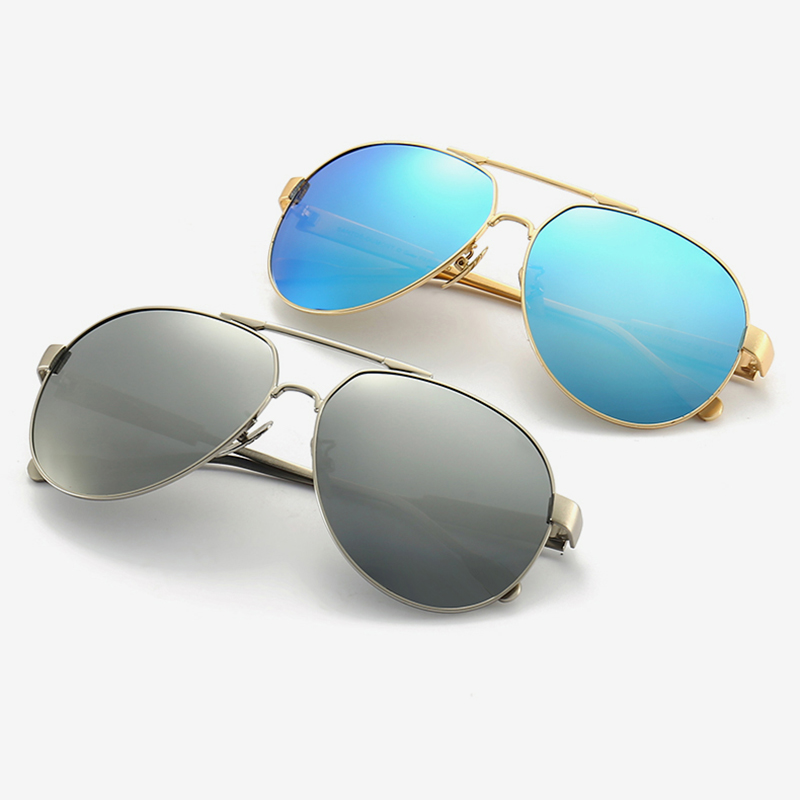 Dernières lunettes de soleil de mode Designer Men de styles de polarise en métal de style femmes pour les lunettes de conduite 0725 de qualité de
