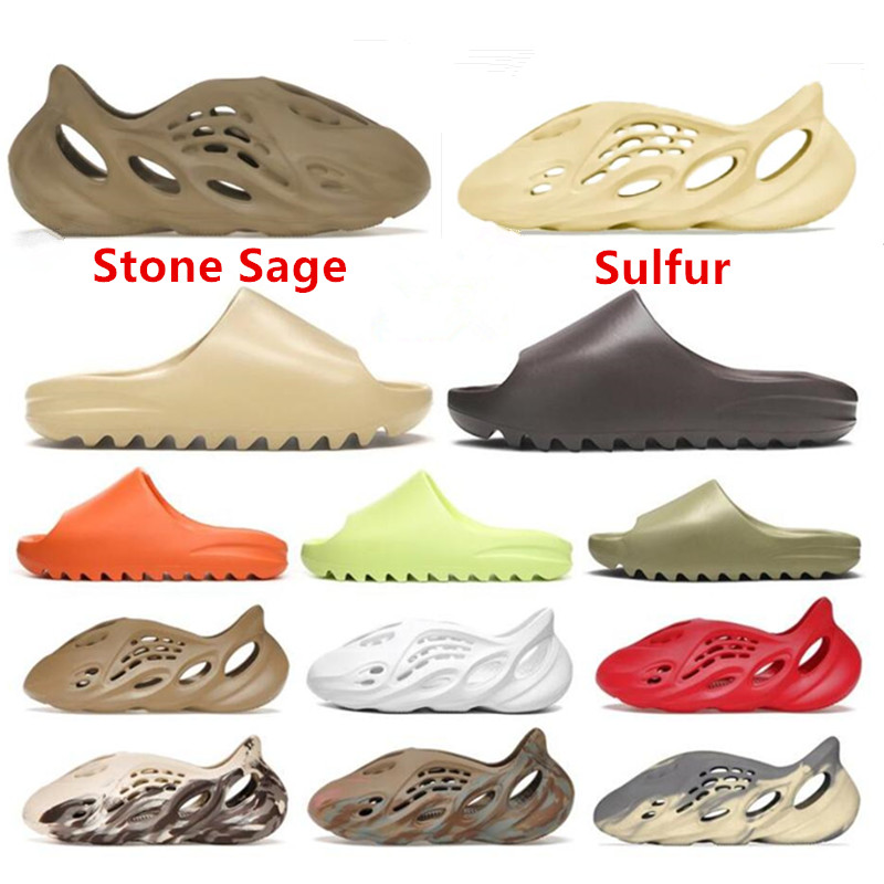 

Foam Runner Sandals Stone Sage Onyx Ochre Ararat Moon Gray Vermillion Bone Pure Core Women Breathable Cool Beach Shoes Flip Flops MX Sand Grey Men Slipper US13, Foam runner ochre