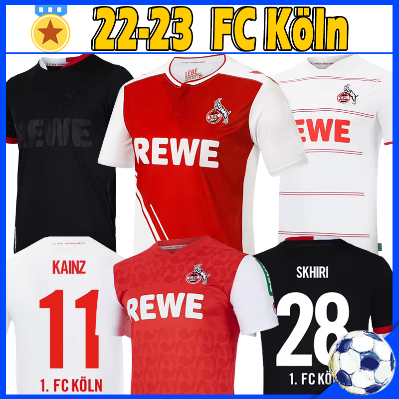 

22/23 FC Koln soccer Jersey 2021 2022 Koln Anthony Modeste F.Kainz Futball Trikots R.Czichos J.Hector E.Skhiri men Manner football shirts camiseta de fUtbol Uniforms, 21 22 3rd