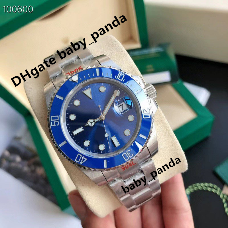 

Ceramic men's watches automatic mechanical watch 904L 40mm 2813 movement KF make sapphire luxury high quality waterproof watch-1, 11