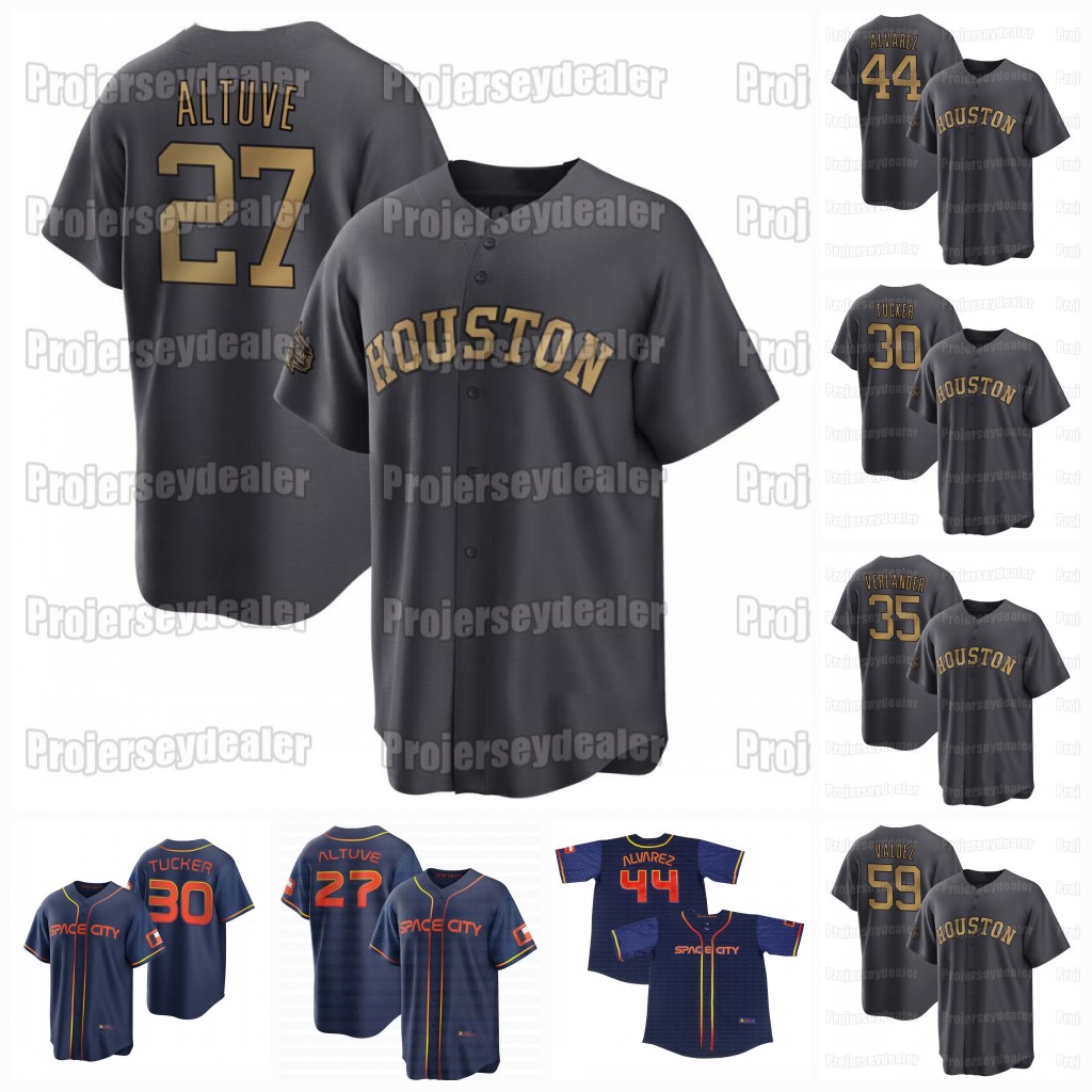 

Jose Altuve 2022 All-Star Astros Jersey Alex Bregman Michael Brantley Yuli Gurriel Maldonado Jeremy Pena Yordan Alvarez Trey Mancini christian vazquez Will Smith, 2022 city connect flex base mens s-3xl