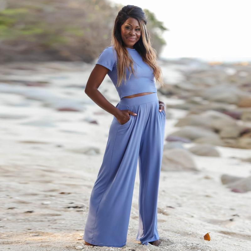 

Women' Two Piece Pants Womens Sets Casual Two-piece Set With Short Sleeves And Full PantWomen, 03