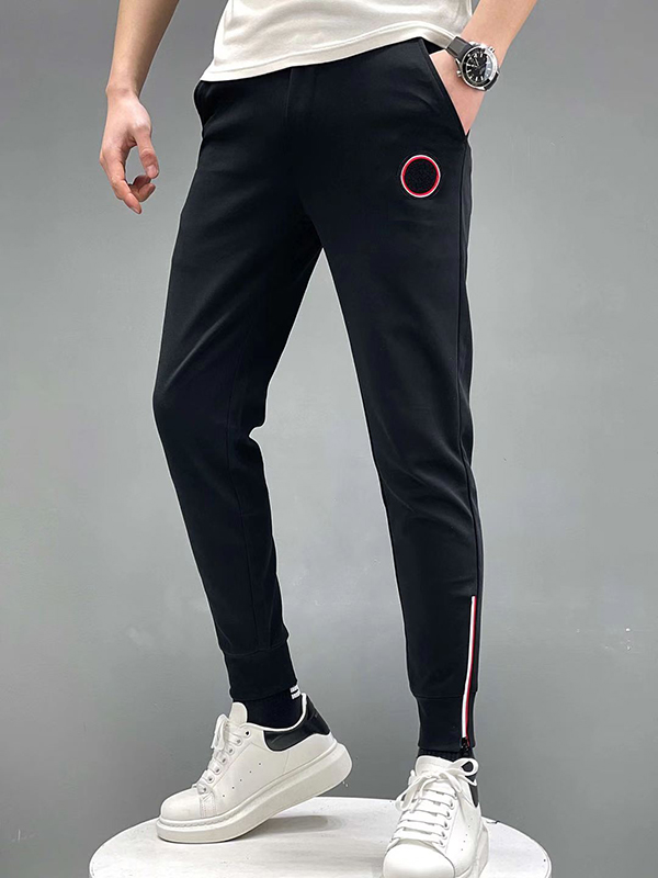 

Flocking Embroidered Logo mens pant Plus Size Trouser Leg Zipper Design sweatpants France Luxury Brand pants, Supplement (not shipped separately)