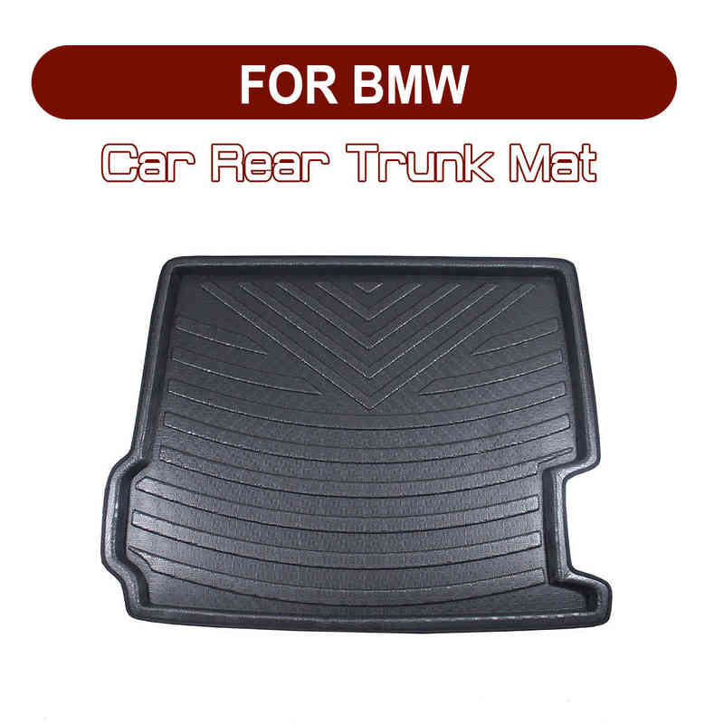 

FOR BMW X1 X3 X5 1/3/5/7 Series MINI 5 Series GT Car Rear Trunk Boot Mat Floor Mats Carpet Anti Mud Cargo Waterproof H220415