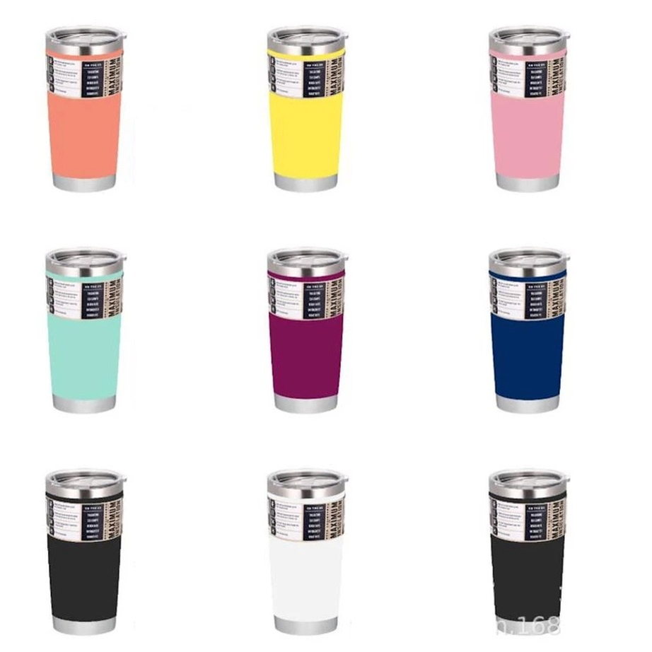 

20oz Tumbler Travel Car Mug Double Wall Cold or Hot Beer Coffee Cup Vacuum Flasks Insulated Stainless Steel Thermos Water Bottle