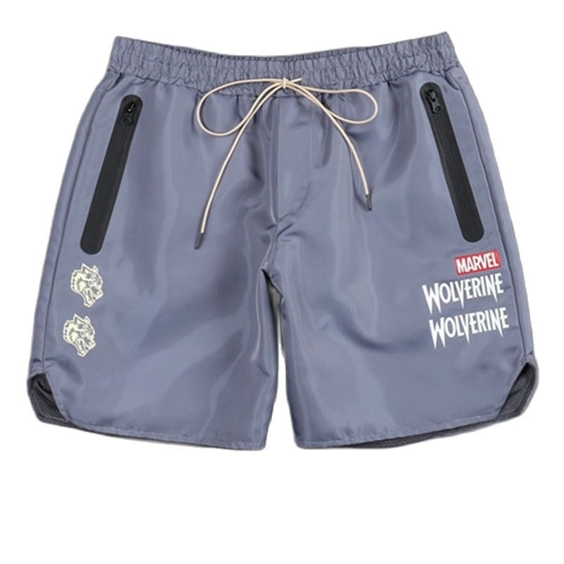 

Men shorts Summer Breathable Fitness Bodybuilding Workout Quick Dry Beach Shorts Male Running men 220616, Grey