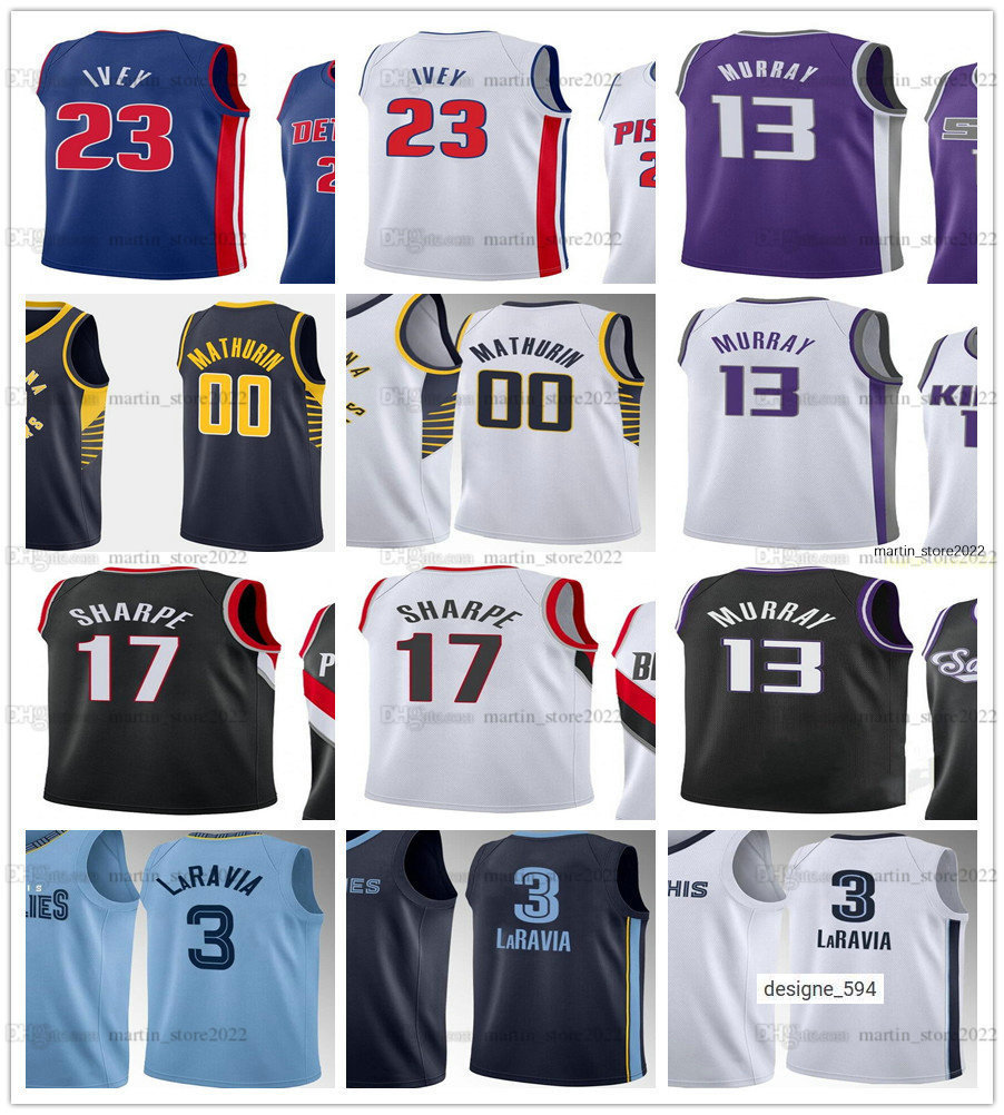 

2022 Draft Pick Basketball 13 Keegan Murray Jerseys 23 Jaden Ivey 00 Bennedict Mathurin 17 Shaedon Sharpe 3 Jake LaRavia Men Women Youth, Purple