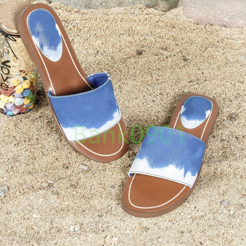 

Luxury Designer Quality women's slippers Wholesale Price sandals genuine leather sneakers sole made good materials exquisite1 workmanship with box size 35-42