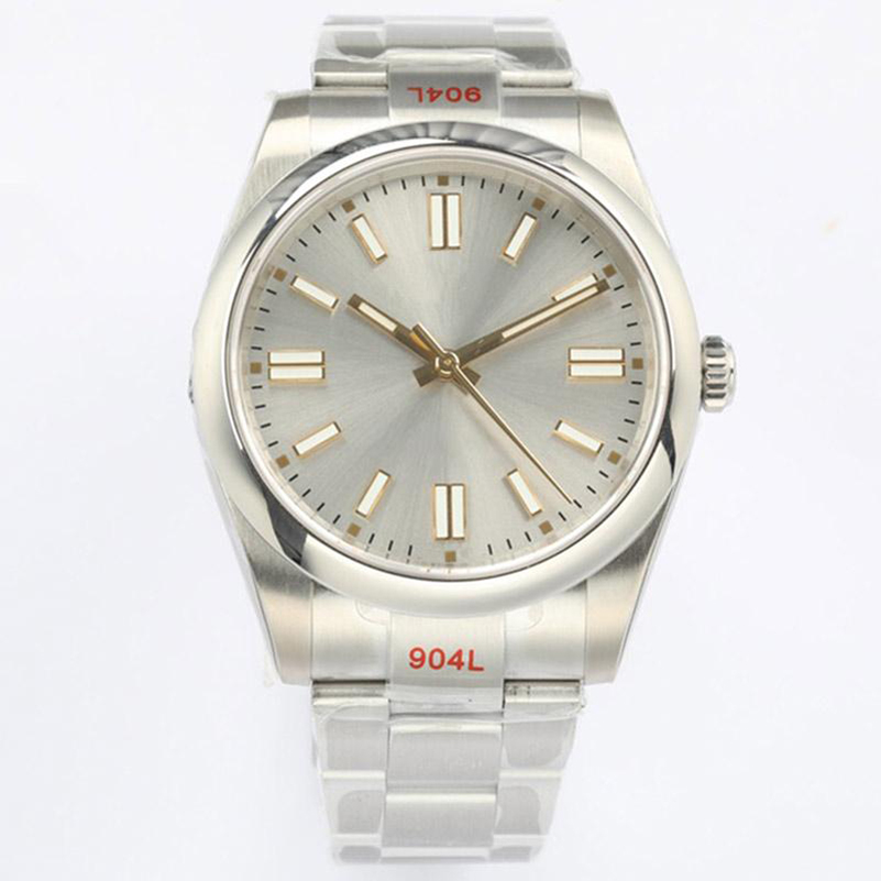 

Mens Watch Automatic Mechanical Wristwatch 41mm for Men Fashion Wristwatches Stainless Steel Wristband Luminous Montre De Luxe, Make waterproof