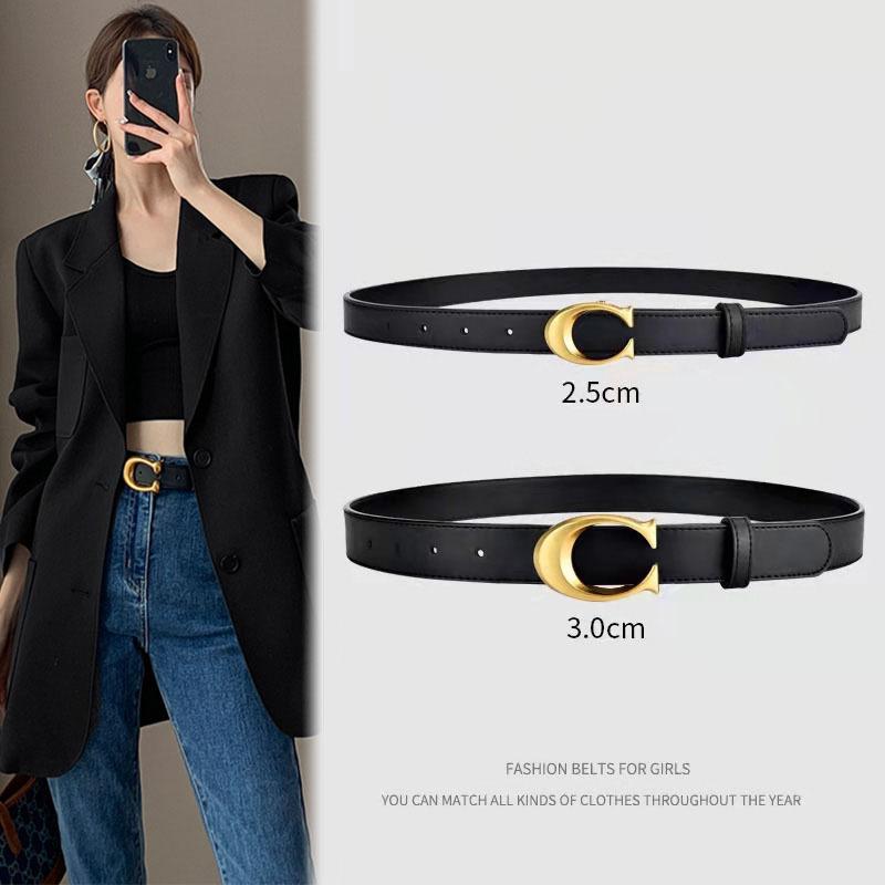 Ceintures de haute qualité femmes en cuir coréen mode punk rock bracelets ceinture c boucle créateur robe gothique gothique déco