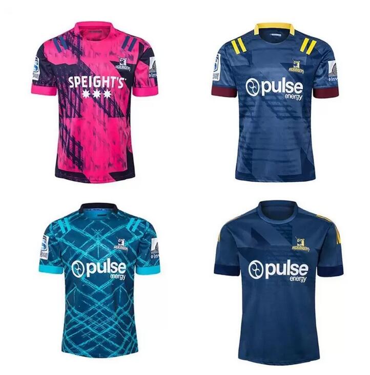 MENS 2021 Super Rugby Jersey Zealand Blues Hurricanes Crusaders Highlanders ChiefsSS Jerseys Shirts Top Quality
