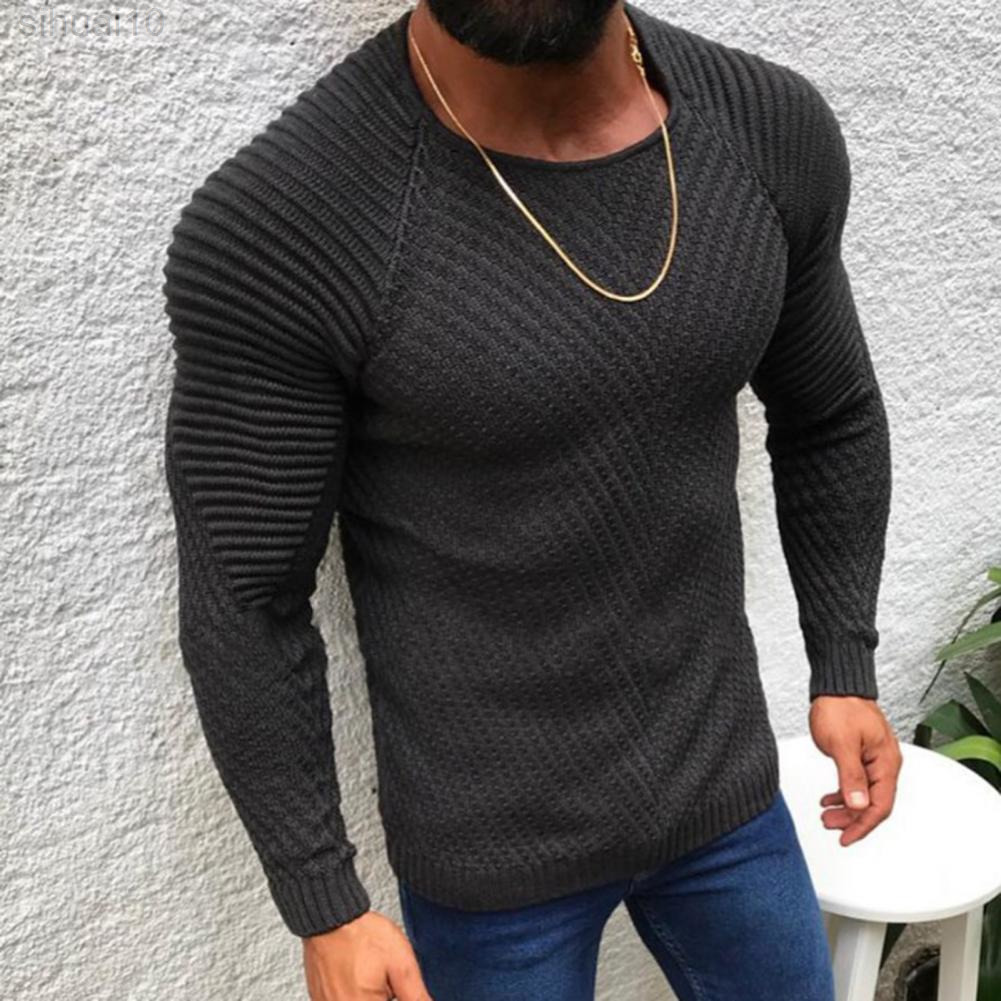 

Autumn Sweater Fit Winter Sweater Knitted Simple Fabulous Leisure Male Sweater L220801, Grey