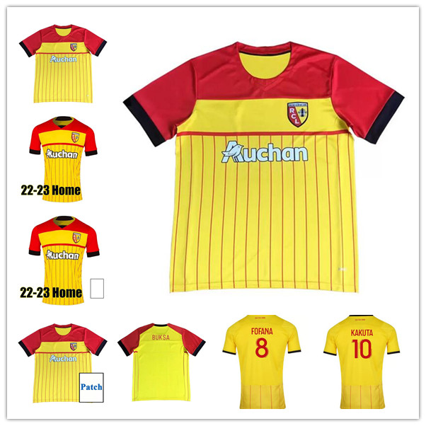 

22 23 RC Lens soccer jerseys maillot de foot FOFANA GANAGO Kakuta Special Kit 2022 2023 home away THIRD fourth MEN KIDS kits football Shirt
