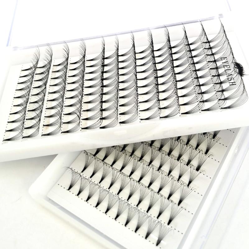 

False Eyelashes 8-18mm Volume 3D/5D/6D/10D Short Stem Pre Made 120 Fans Silk Soft Lash Extension Mink Individual LashesFalse