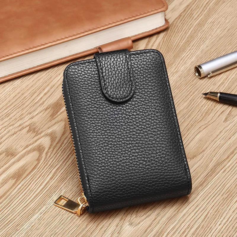 

Wallets Classic Style Wallet PU Leather Men Short Male Purse Change Card Holder Fashion High QualityWallets, Black