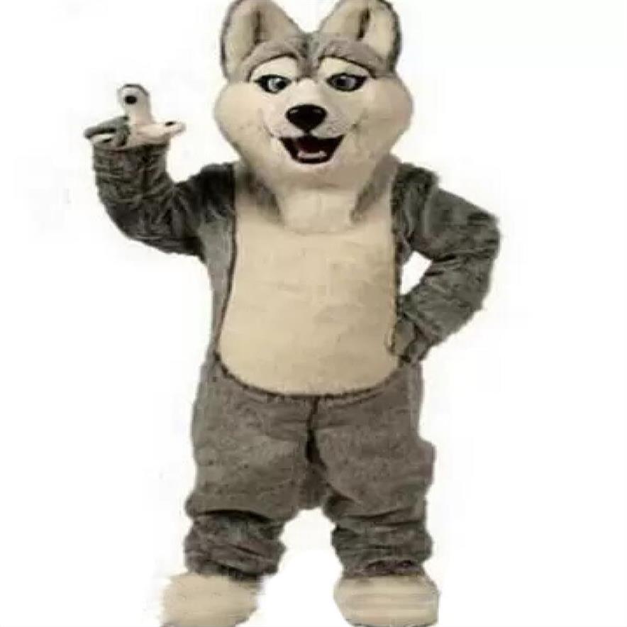 

Factory new Husky Dog Mascot Costume Adult Cartoon Character Mascota Mascotte Outfit Suit Fancy Dress Party Carnival Costume281p, As pic