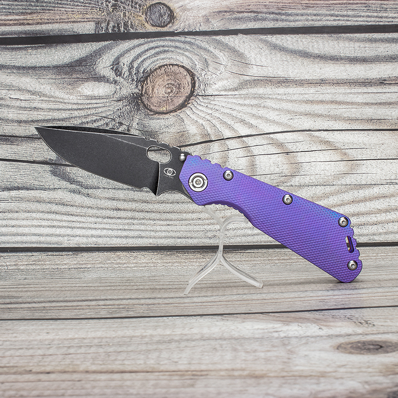 

EVIL EYES Custom Folding Knife SMF #22 Dazzling Titanium Handle High Hardness M390 Blade Strong Outdoor Equipment Tactical Pocket EDC Camping Tools Great Collection