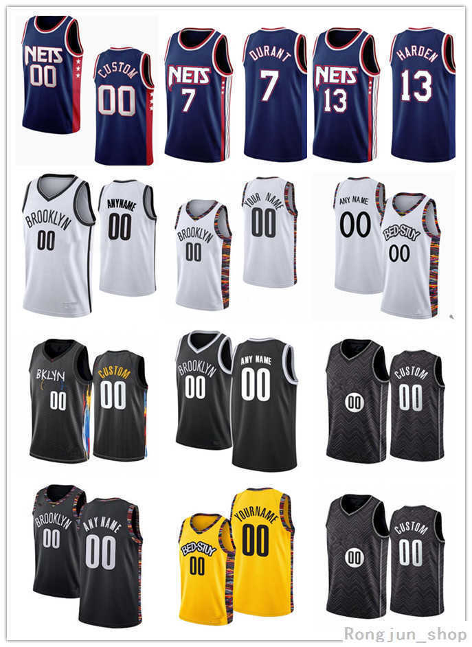 

75th Brooklyn''Nets''33 Nicolas Claxton 14 Kessler Edwards 20 Day'Ron Sharpe 24 Cameron Thomas Basketball Men''nba''jerseys, Color