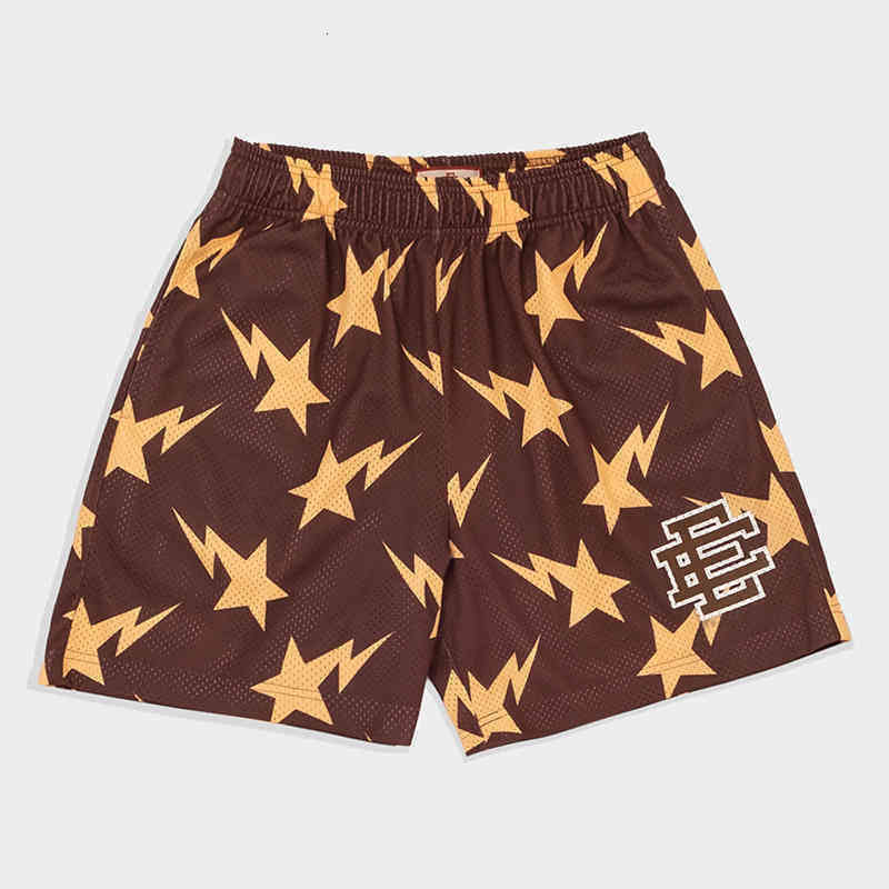 leisure Manufacture Oem High Quality Unisex Mens Designer Above Knee Sublimation Custom Eric Emmanuel Mesh Ee Emanuel Shorts