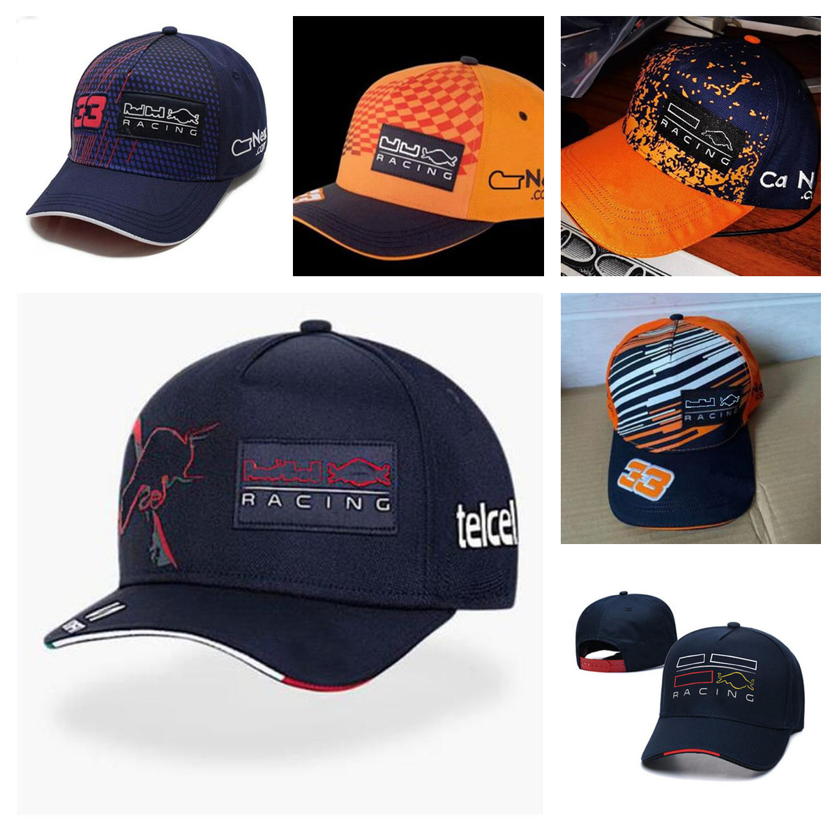 

F1 Formula 1 racing hat 2022 full embroidered logo sun hat spot sale