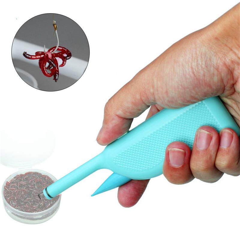 

Fishing Accessories Portable Lures Baits Lightweight Earthworm Bloodworm Clip Device Professional Worm Tackle Accessory ToolFishing