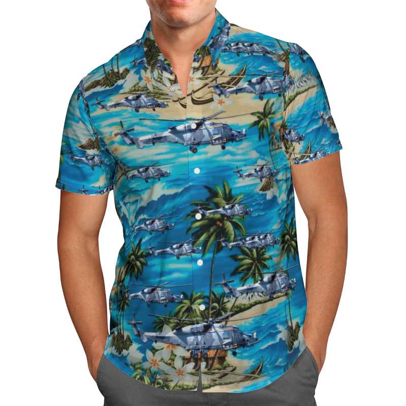 

Men's Casual Shirts Harajuku Colorful Cool Helicopter Coconut Trees Punk Hawaii Camisas 3D Print Leisure Men Short Sleeve Shirt Camisetas To, 1000000174160421