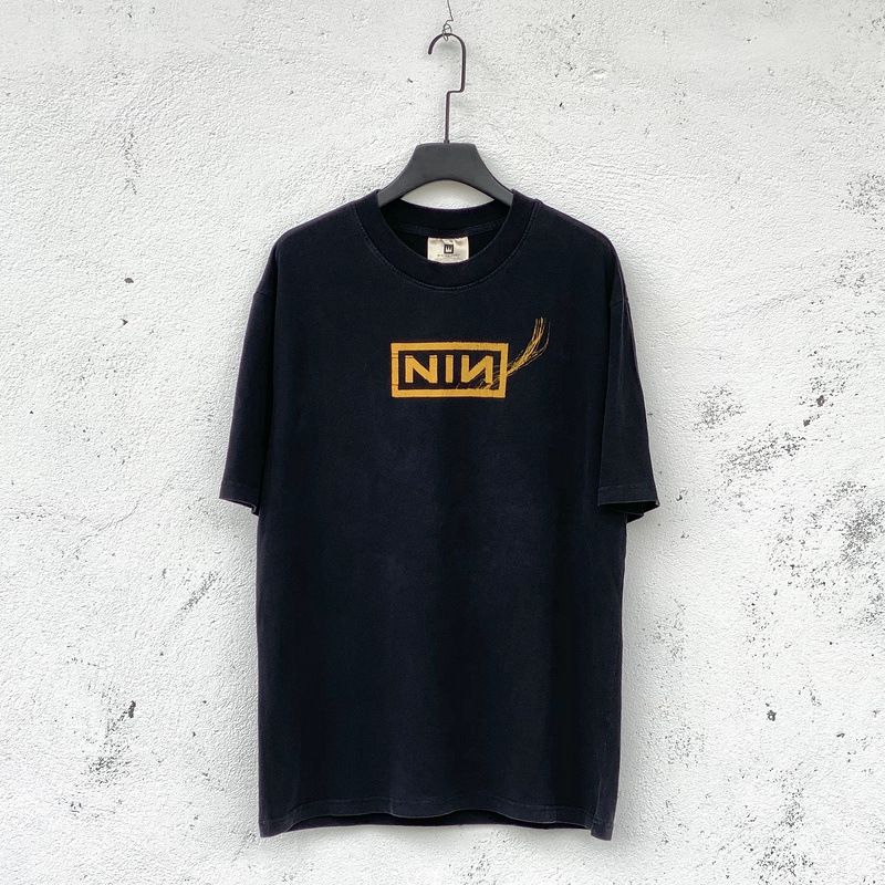 High Street T Shirt Short Sleeve Heavy Print Men Womens 11 Quality T-Shirts Tees Real Pics 22FW
