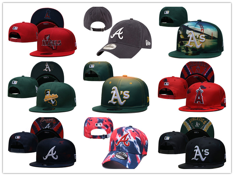 

Snapbacks Oakland''Athletics Sports Caps Atlanta''Braves hats Los Angeles''Angels Baseball Cap Adjustable Fit Hat, Color