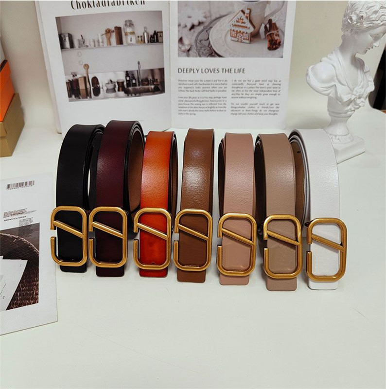 

Classic solid color Gold letter mens belts for women designers Luxury designer belt Vintage Pin needle Buckle Beltss 7 colors Width 3 cm size 95-115 Casual fashion, Width 3.0cm