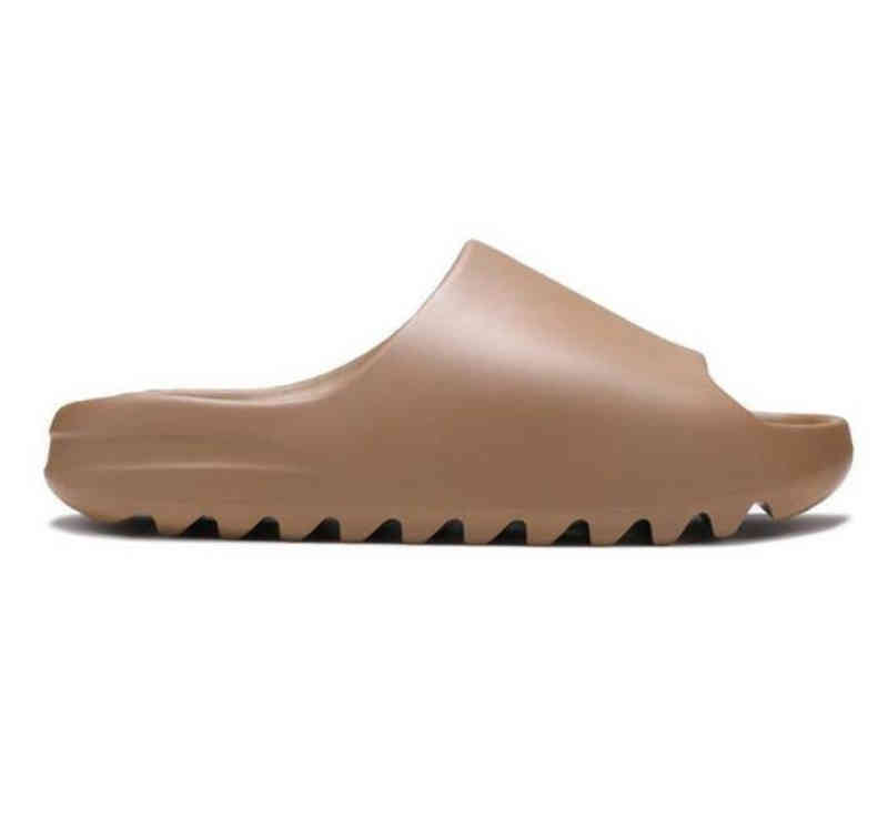 

Yeesys Designer Kanyes 2022 Slipper Fashion Men Slides Women Desert Sand Core Soot Bone Earth Brown Foam Rnbber Triple White Black Outdoor, #3