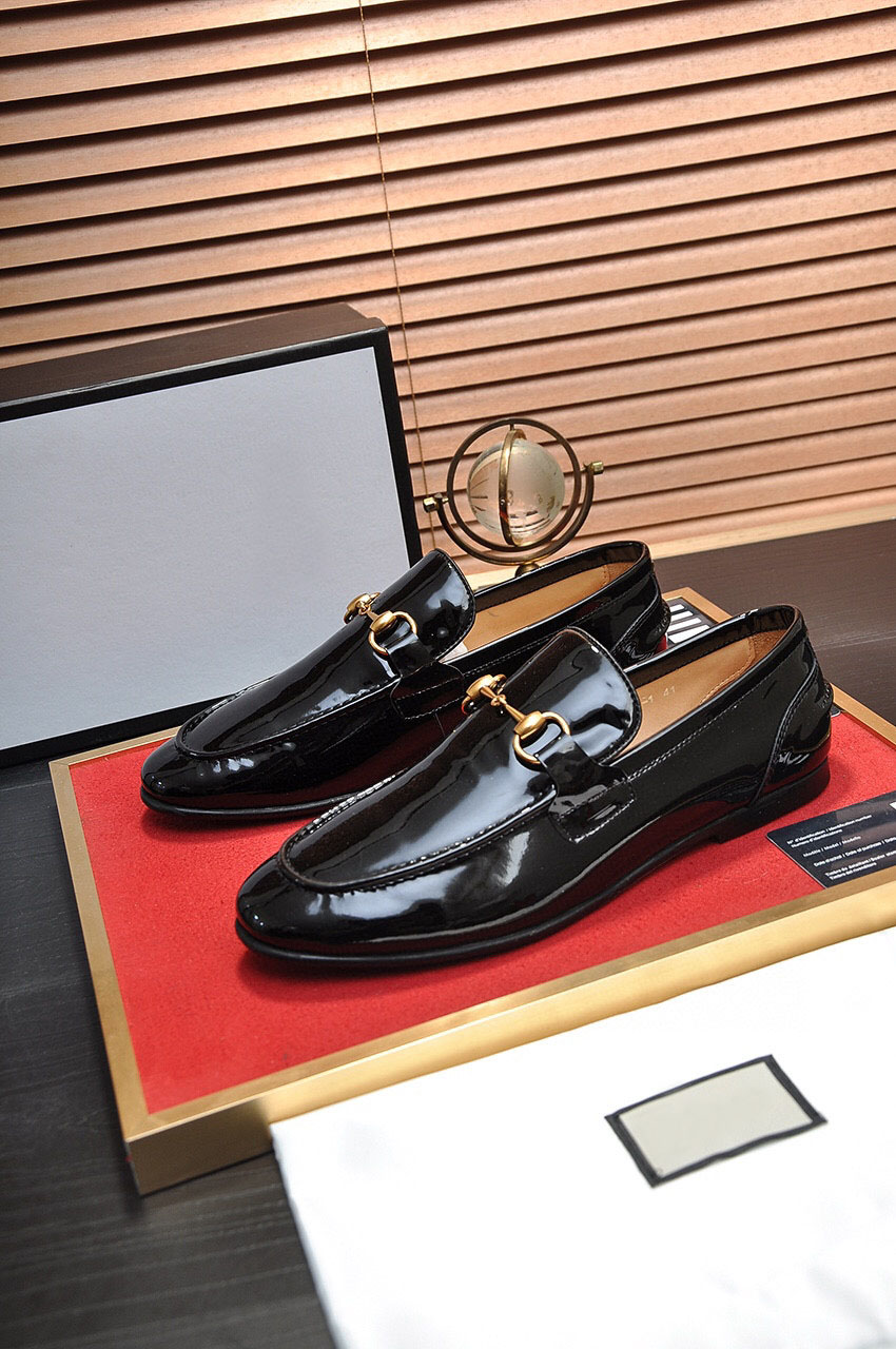 

Luxury Tops Leisure Business Leather Oxfords Dress Shoes Wedding Party Leisure Office Pearlite Layer Size 38-45, With brand logo and dust bags