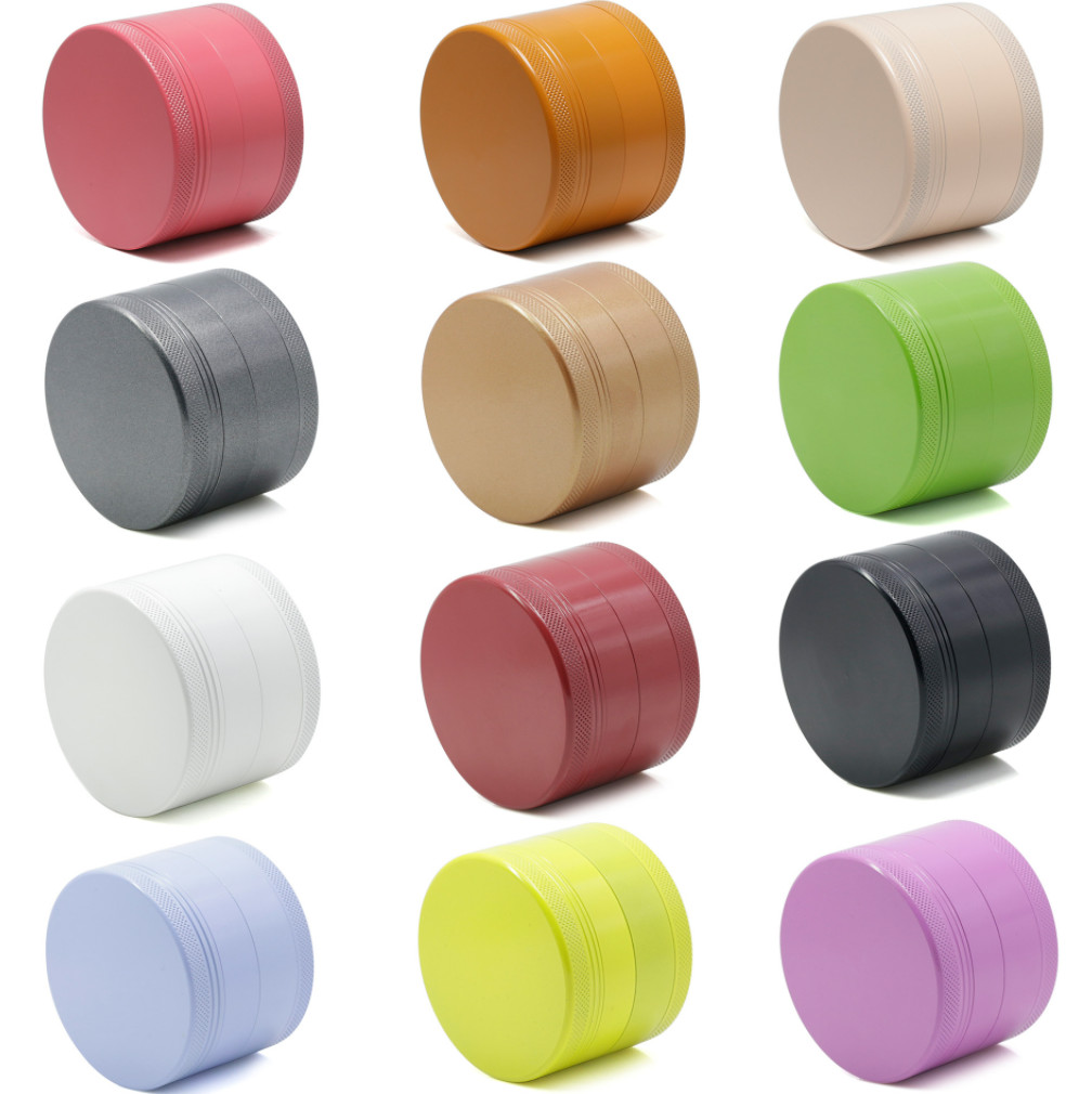 

The latest 40x40mm Smoke grinder ceramic lacquer 4 layer of cigarette mill is not sticky and easy to clean supports custom LOGO