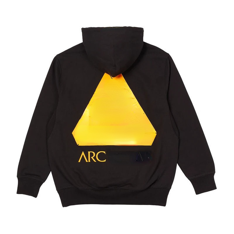 

Designer Hooded Sweater Tide Brand Palaces Arc Outdoor Sweatshirt Fashion Loose Casual Hip Hop Sweaters Men' and Women' Jacket, Black