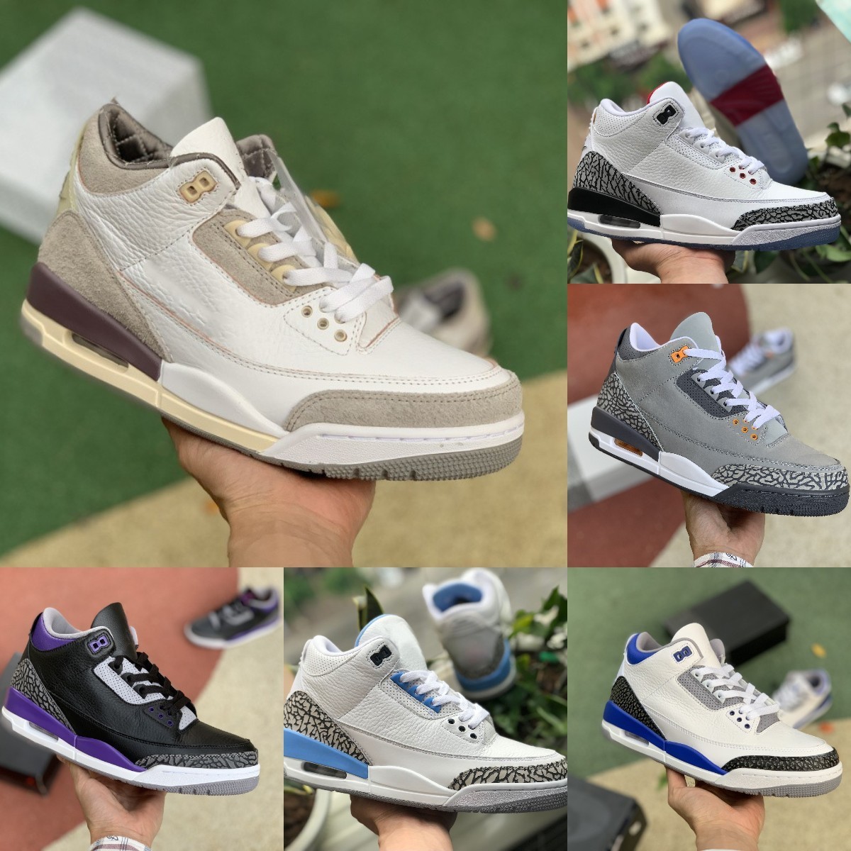 

Jumpman Racer Blue 3 3S Basketball Shoes Mens Cool Grey A Ma Maniere UNC JTH Fragment FREE THROW LINE Black Cement Pure White Pine Green Trainer Sneakers Designer, Please contact us