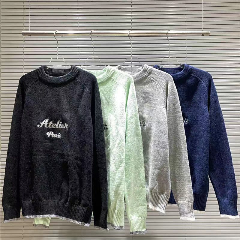

Designer Mens clothing Chest letter knit sweater Womens fashion DR letters print casual Autumn Winter loose hoodie pullover Crew neck knitting Sweaters, I need look other product