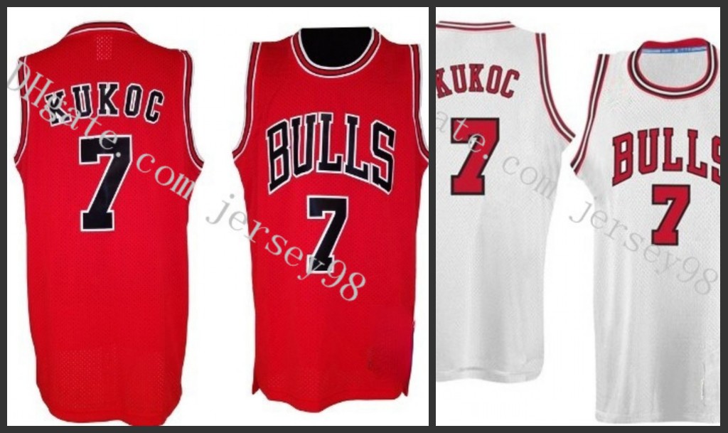 

Chicago''Bull''MEN 7''Toni''Kukoc retro Basketball''Jersey