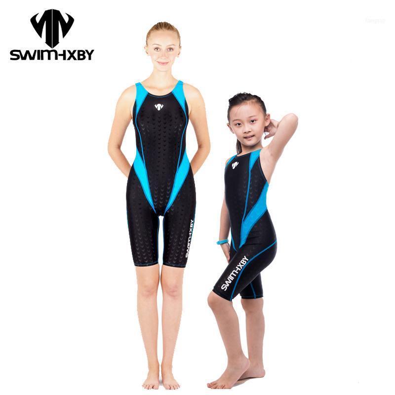 

Wholesale- HXBY Racing Swimwear Women One Piece Swimsuit For Girls Competitive Swimming Suit Bathing Suits Women's Swimsuits Kids1, Swimwear purple