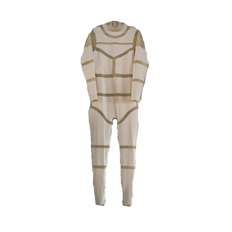 

Catsuit Costumes Latex Rubber Unisex Unique Bodysuit White Fitness Clothing Suit Size XXS-XXLCatsuit, As pic