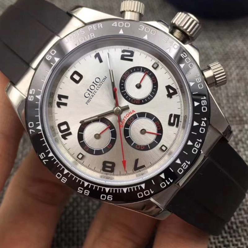 

Black Rubber Ceramic Men Watch Automatic Mechanical Watch