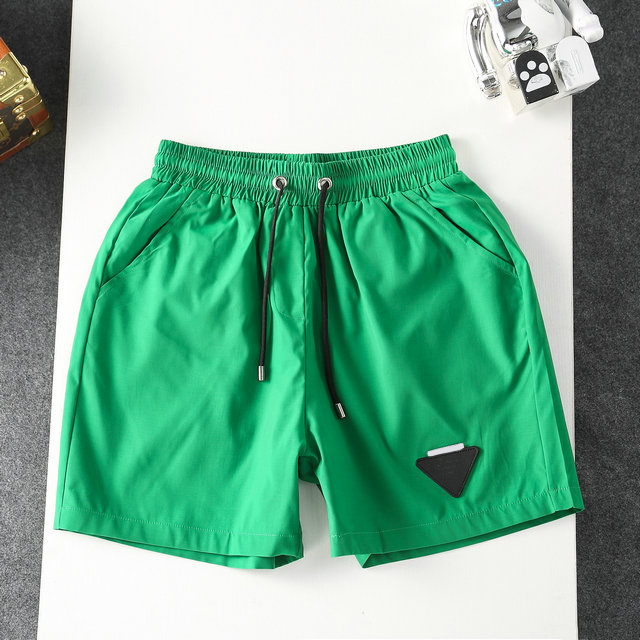 

New Men Beach Short Pants Outdoor Running Jogger Shorts Mesh Breathable Sports Basketball Pants Wholesale, Green