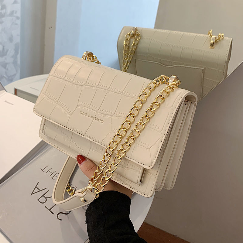 Popular Versatile Small Bag Women's Leather Summer New Chain Msenger Square Designer Fashion Casual Handbags