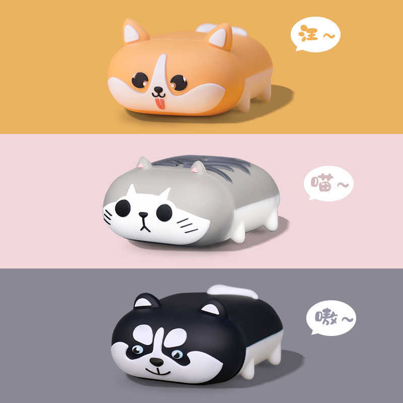 Cover Cute Corgi pour AirPods 1 2 3 PRO Cas de boîtier Silicone Bluetooth Cas de protection sans fil Bluetooth pour AirPods PRO Cute Dog Cat