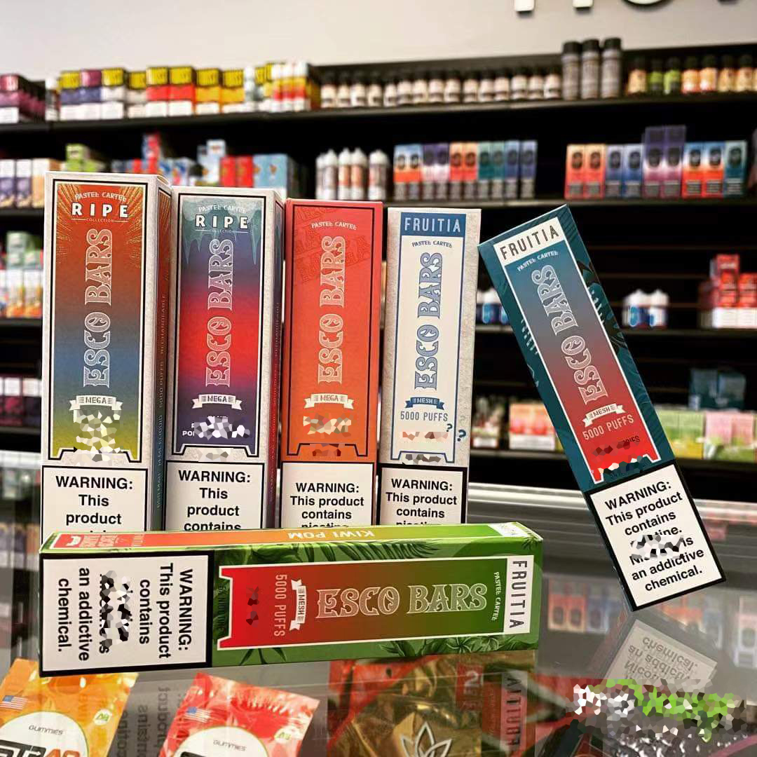 

Esco h2o BARS MEGA 2500 5000 puffs Disposables Vape Electronic Cigarettes