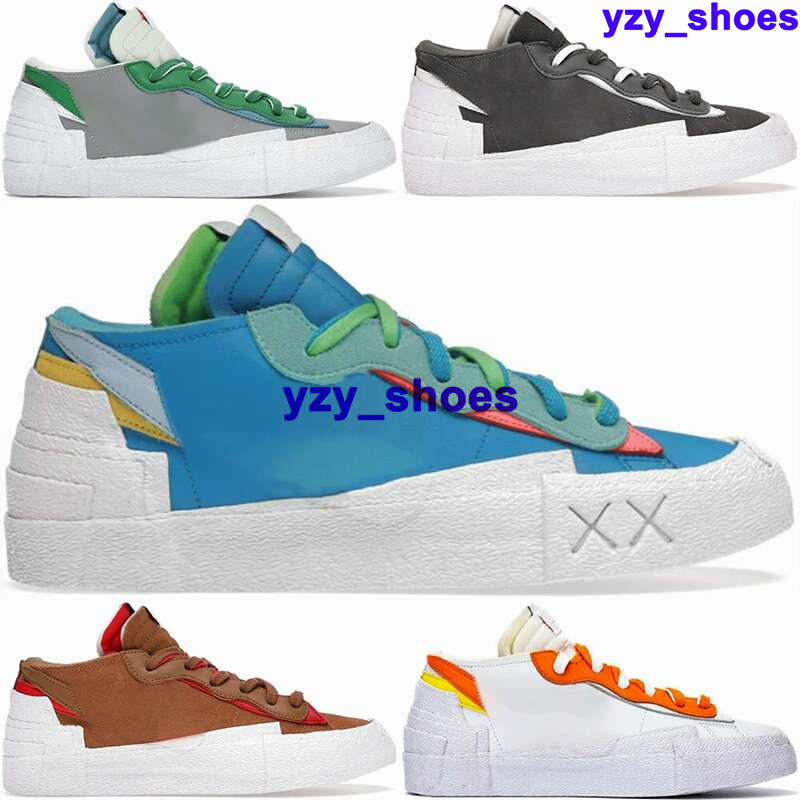 

Sacais KAWS Mens Shoes Trainers Sneakers Size 12 SB Blazer Low Women Casual Us 12 Skateboard Runnings Eur 46 Platform Schuhe White US12 Iron Grey 7438 Classic Green