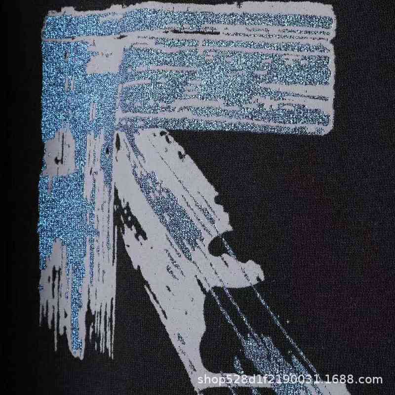 

Factory Online Export Trendy Sweater Autumn and Winter New High Quality Off Digital Drawing Difficulty Printing Arrow Couple Hooded, White