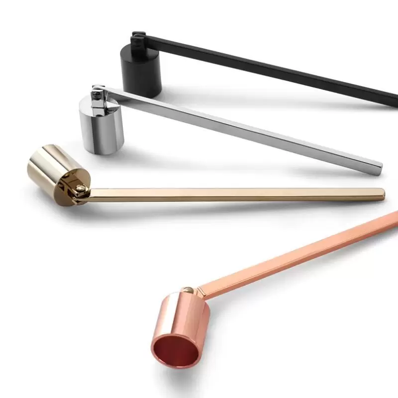 

Candles Extinguisher Bell Shaped Candle Snuffer Stainless Steel Long Handle Candle Wick Snuffers